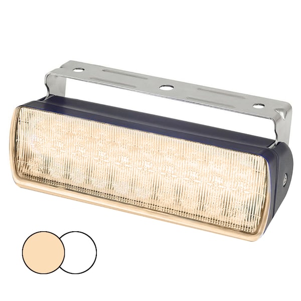 Hella Marine Sea Hawk XL Dual Color LED Floodlights - Warm White/White 980950081 - main